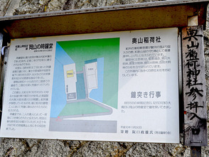 <p>参拝入り口の案内板</p>
