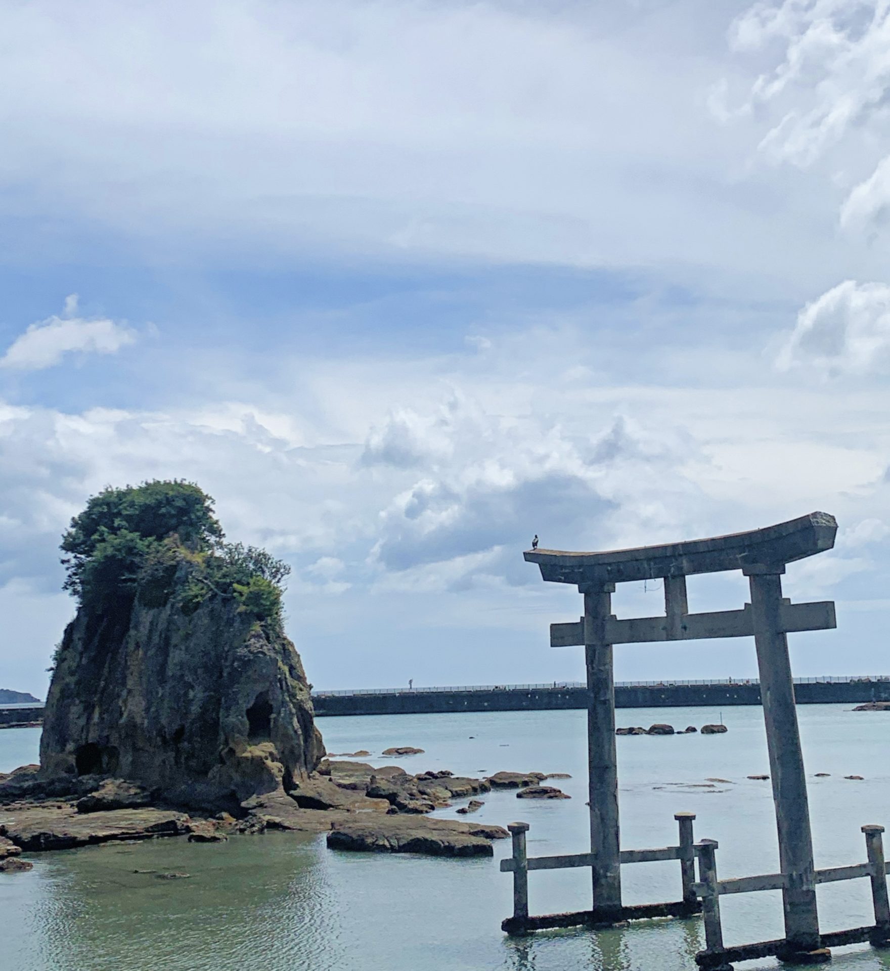元島神社の海上鳥居
